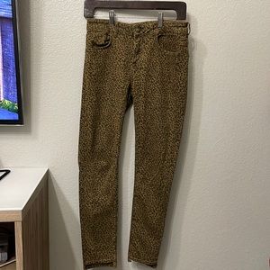 Zara leopard pants